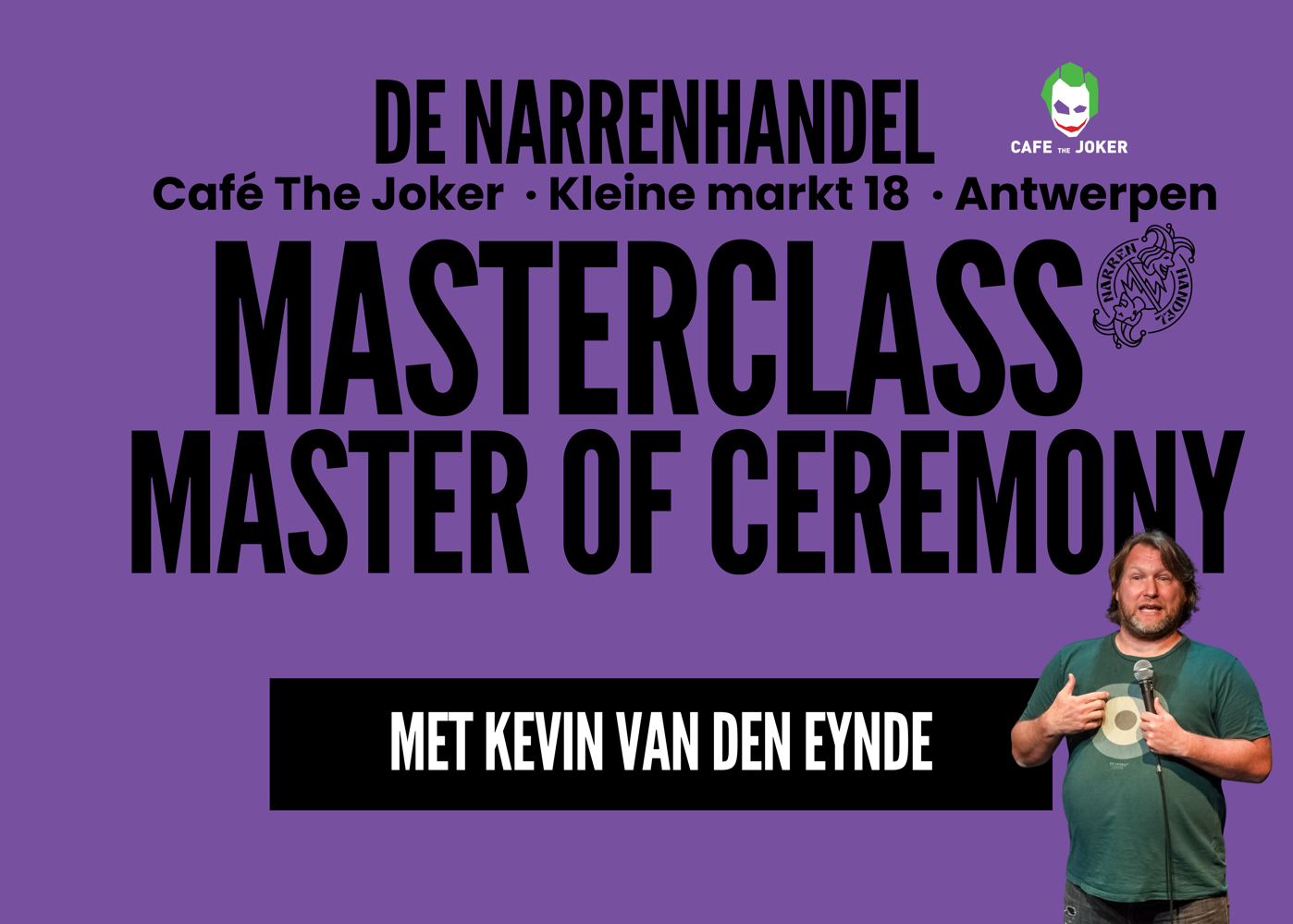 Masterclass · Master of Cermony (Antwerpen)